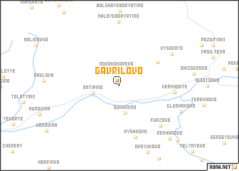 map of Gavrilovo