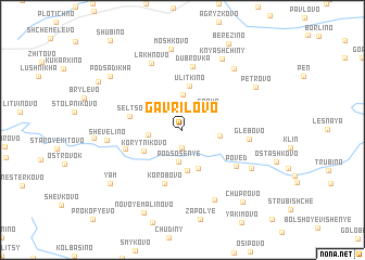 map of Gavrilovo