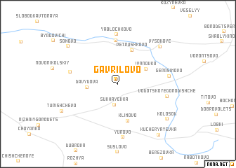 map of Gavrilovo