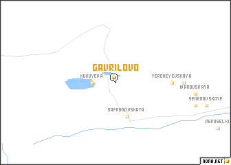 map of Gavrilovo