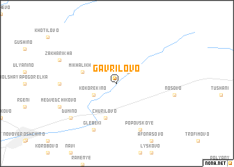 map of Gavrilovo