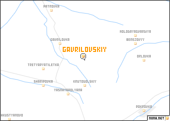 map of Gavrilovskiy
