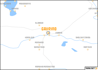 map of Gavrino