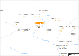 map of Gavrino