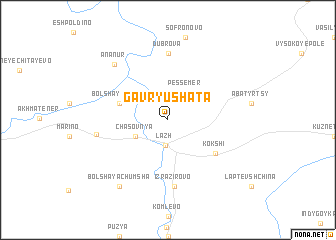 map of Gavryushata