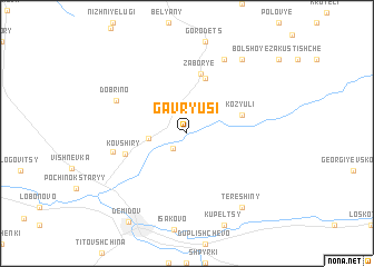 map of Gavryusi