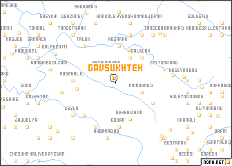 map of Gāv Sūkhteh