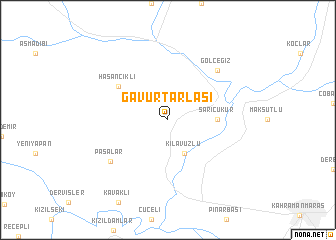 map of Gâvurtarlası