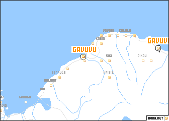 map of Gavuvu