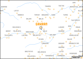 map of Gawaan