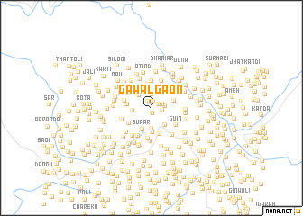 map of Gawālgaon