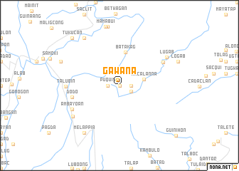 map of Gawana