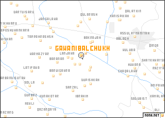 map of Gāwānī Bālchukh