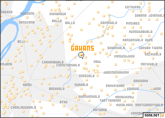 map of Gawans