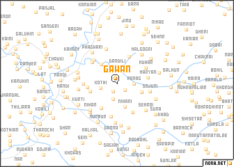 map of Gawān