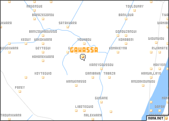 map of Gawassa