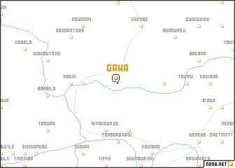 map of Gawa