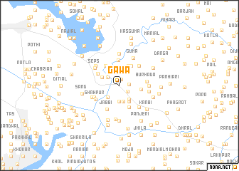 map of Gawa