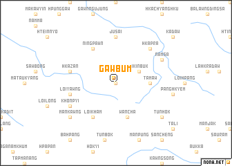 map of Gawbum