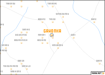 map of Gawonka