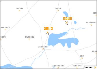 map of Gawo