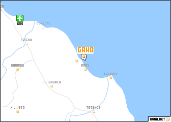 map of Gawo