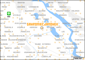 map of Gawroniec Janówek
