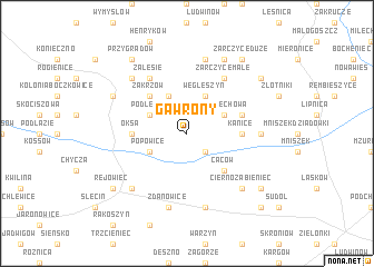 map of Gawrony