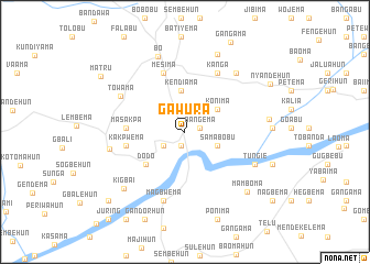 map of Gawura