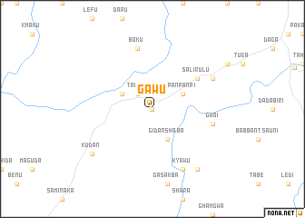 map of Gawu