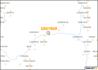 map of Gaw-yawm