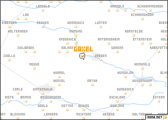 map of Gaxel