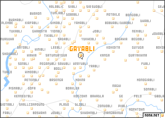 map of Gayabli