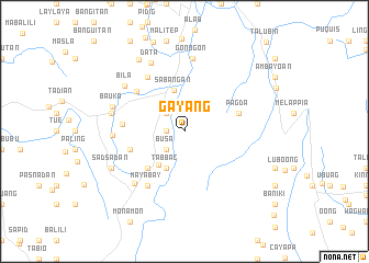 map of Gayang