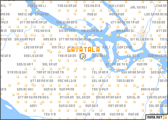 map of Gayātala