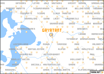 map of Gayatant