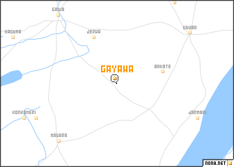 map of Gayawa