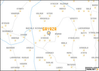 map of Gayaza