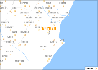 map of Gayaza