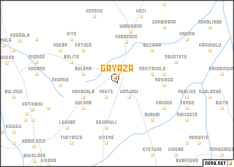 map of Gayaza