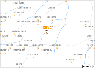 map of Gaya