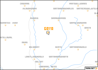 map of Gayá