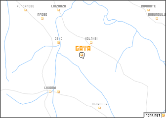 map of Gaya