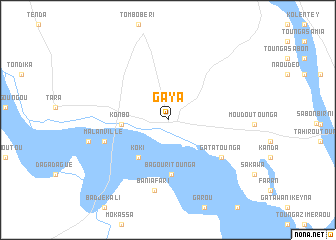 map of Gaya