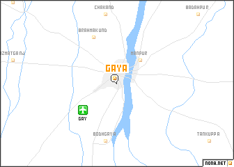 map of Gaya