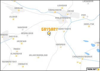 map of Gaydary