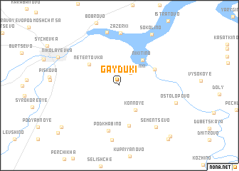 map of Gayduki