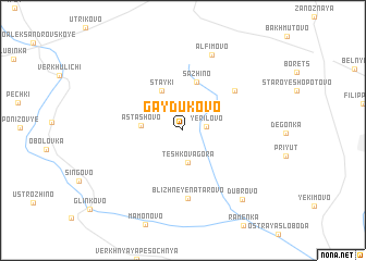 map of Gaydukovo
