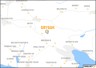 map of Gayduk