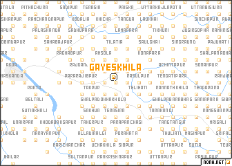 map of Gayeskhila